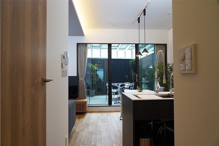 ダイニング天井間接照明