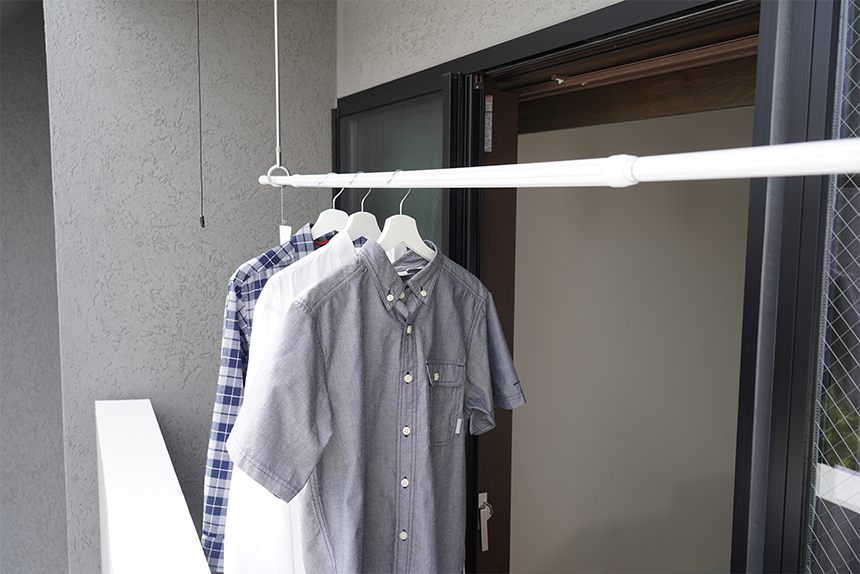 着脱式ベランダ物干フック