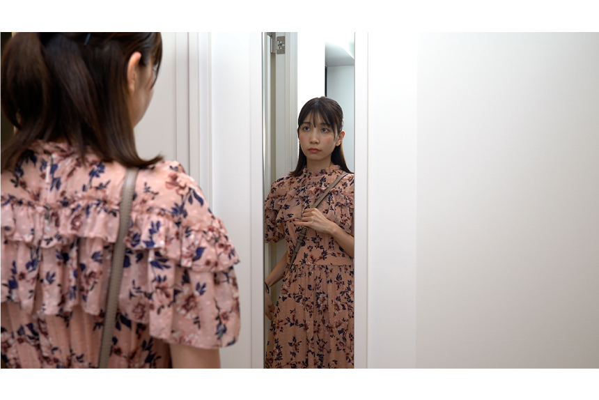 姿見鏡(玄関前)